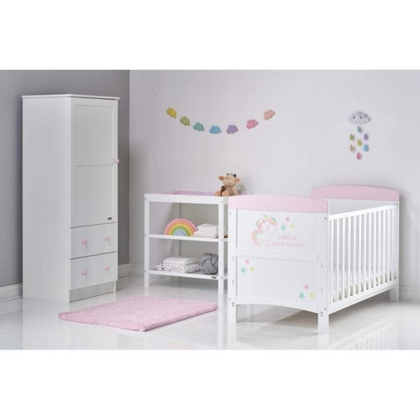 Obaby Grace Grace Inspire 3 Piece Furniture Set-Unicorn