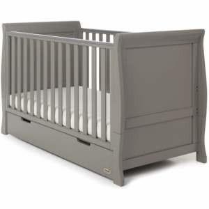 Obaby Stamford Classic Sleigh Cot Bed Including Underbed Drawer-