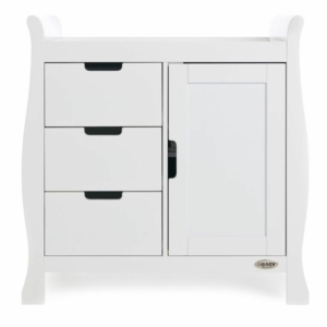 Obaby Stamford Sleigh Changing Unit-White (New)