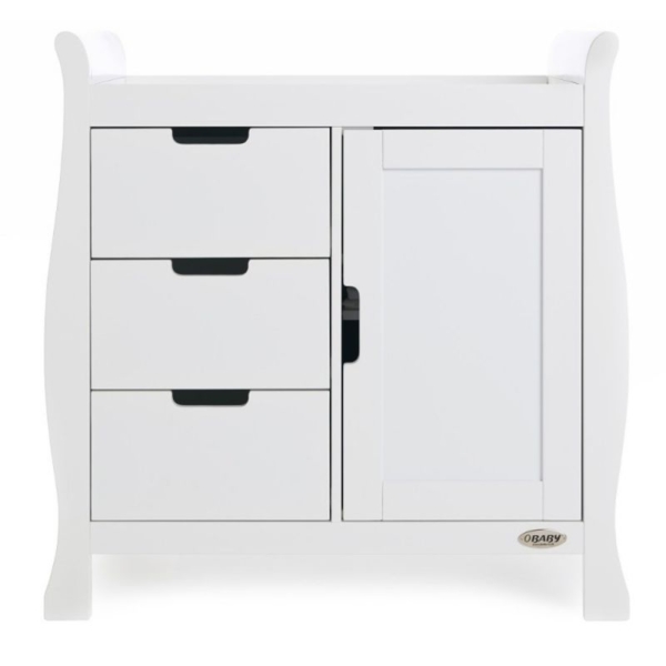 Obaby Stamford Sleigh Changing Unit-White (New)