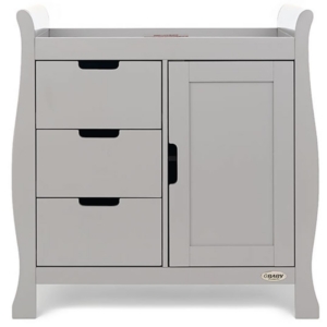 Obaby Stamford Sleigh Changing Unit-Warm Grey (New)