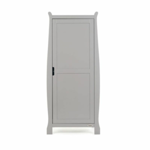 Obaby Stamford Sleigh Single Wardrobe-Warm Grey (New)