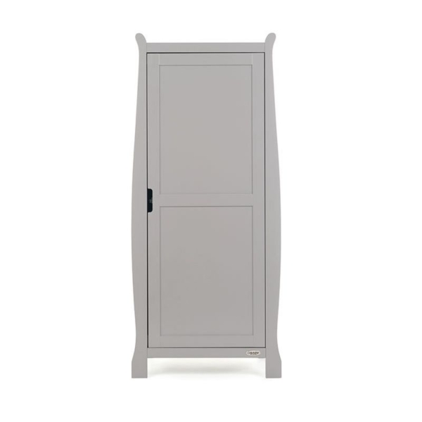 Obaby Stamford Sleigh Single Wardrobe-Warm Grey (New)