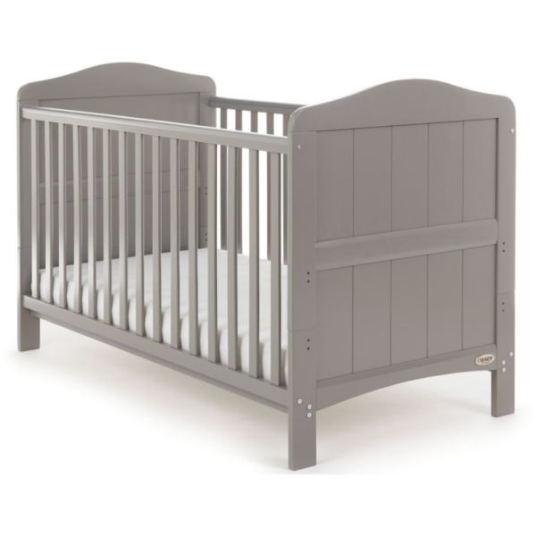 Obaby Whitby Cot Bed-Taupe Grey