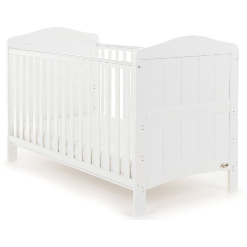 Obaby Whitby Cot Bed-White