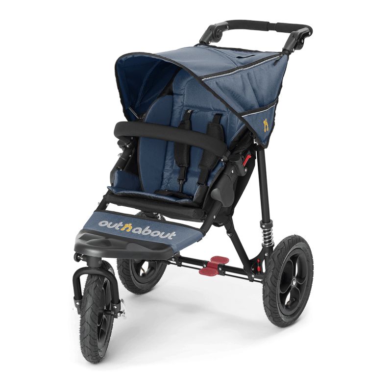 Out n About Nipper Single 360 V4 Stroller-Royal Navy
