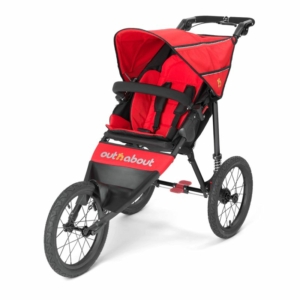 Out n About Nipper SPORT V4 Stroller-Carnival Red + FREE Shoppin