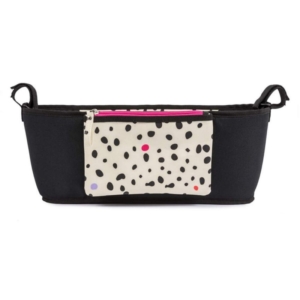Pink Lining Stroller Organiser-Dalmatian Fever
