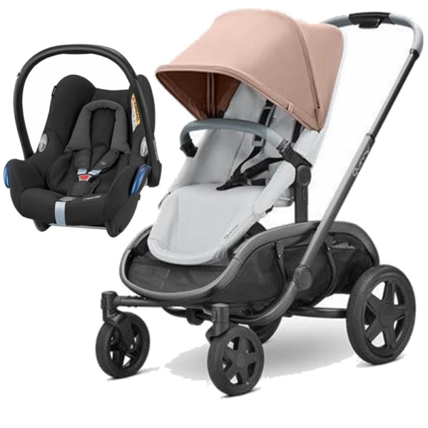 Quinny Hubb Graphite Frame XXL 2in1 Cabriofix Travel System-Cork