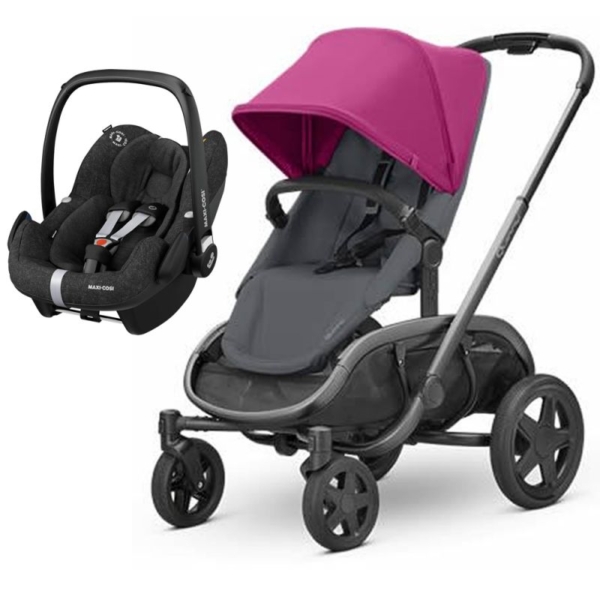 Quinny Hubb Graphite Frame XXL 2in1 Pebble Pro Travel System-Pin