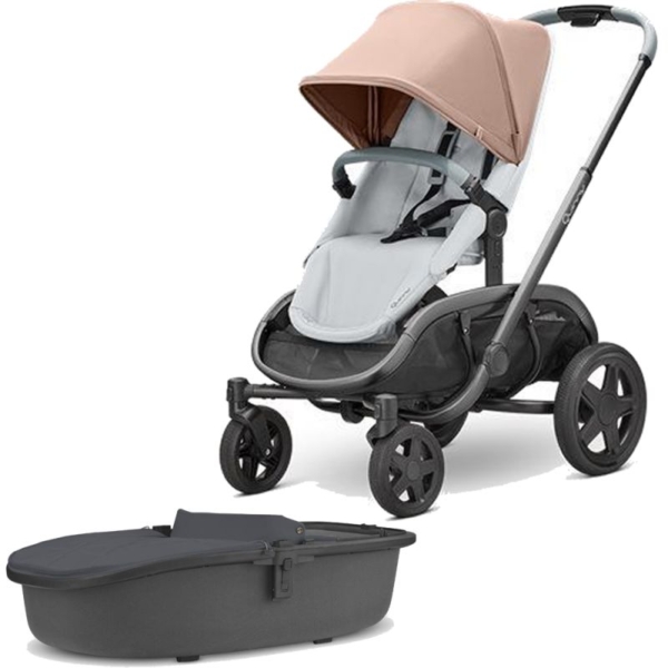 Quinny Hubb Graphite Frame XXL 2in1 Pram System-Cork/Grey