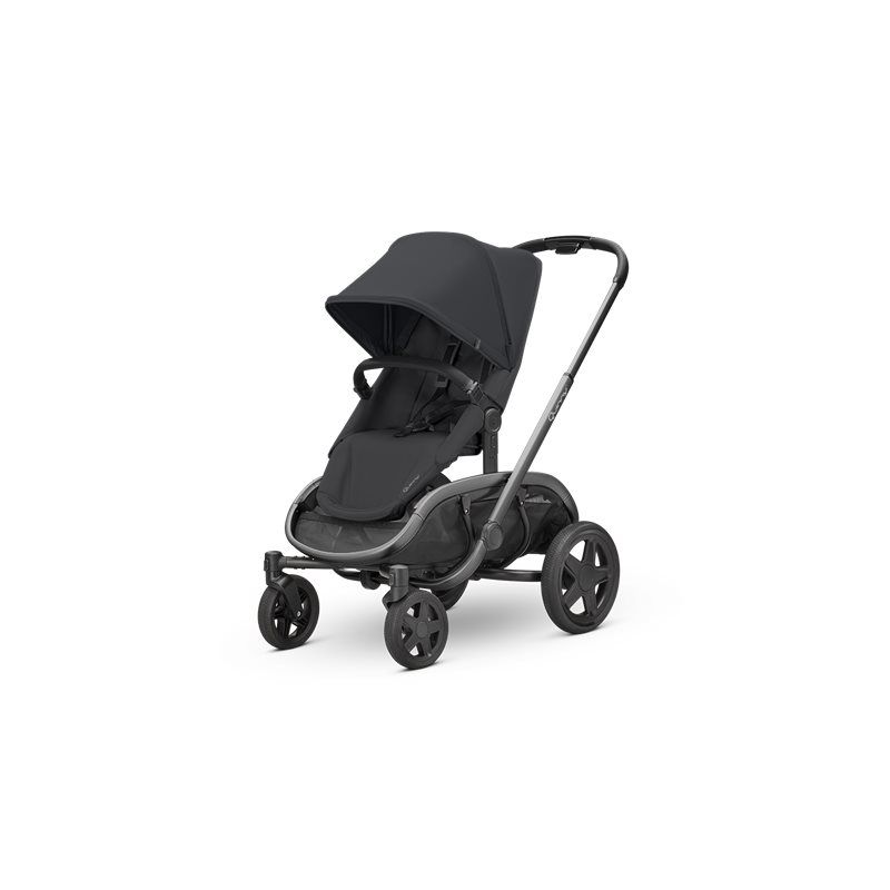 Quinny Hubb Graphite Frame XXL Shopping Stroller-Black/Black