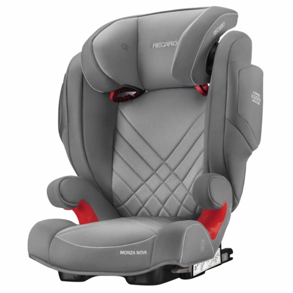 Recaro Monza Nova 2 Group 2/3 Car Seat-Aluminium Grey (New 2020)