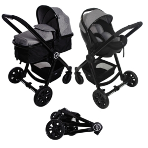 Red Kite Push Me Fusion Travel System-Platinum