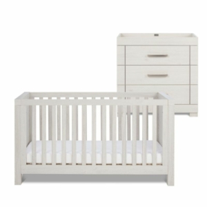 Silver Cross Coastline Cot Bed and Dresser