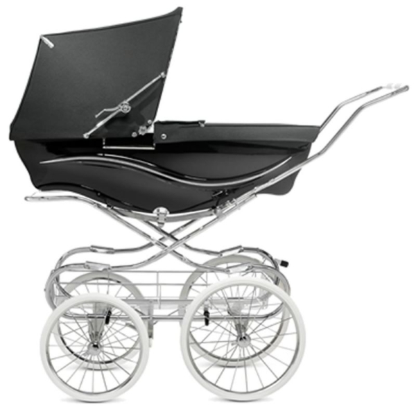 Silver Cross Kensington Pram-Black