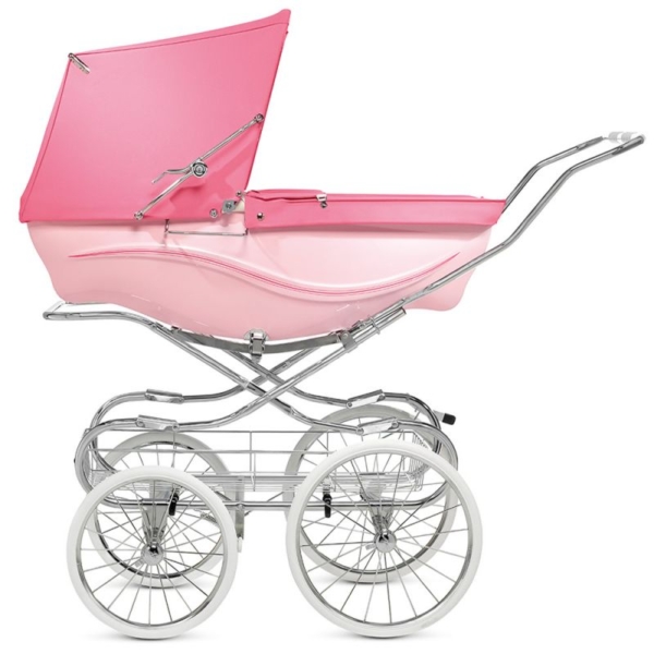 Silver Cross Kensington Pram-Pink