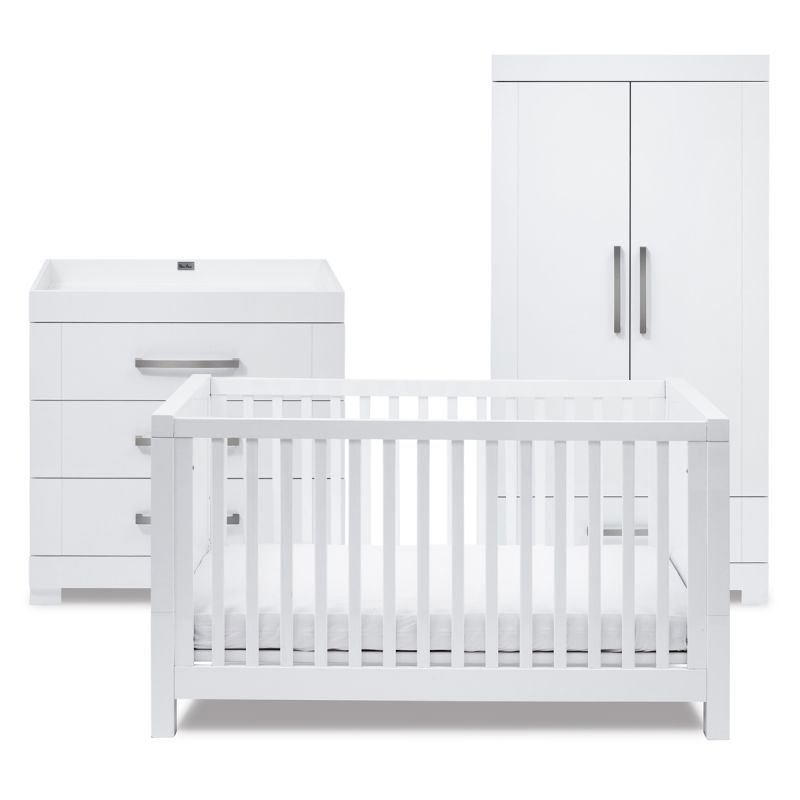 Silver Cross Notting Hill 3 Piece Room Set-White