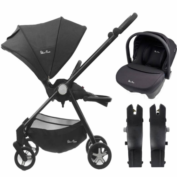 Silver Cross Spirit 2in1 Travel System-Onyx (EXCLUSIVE)