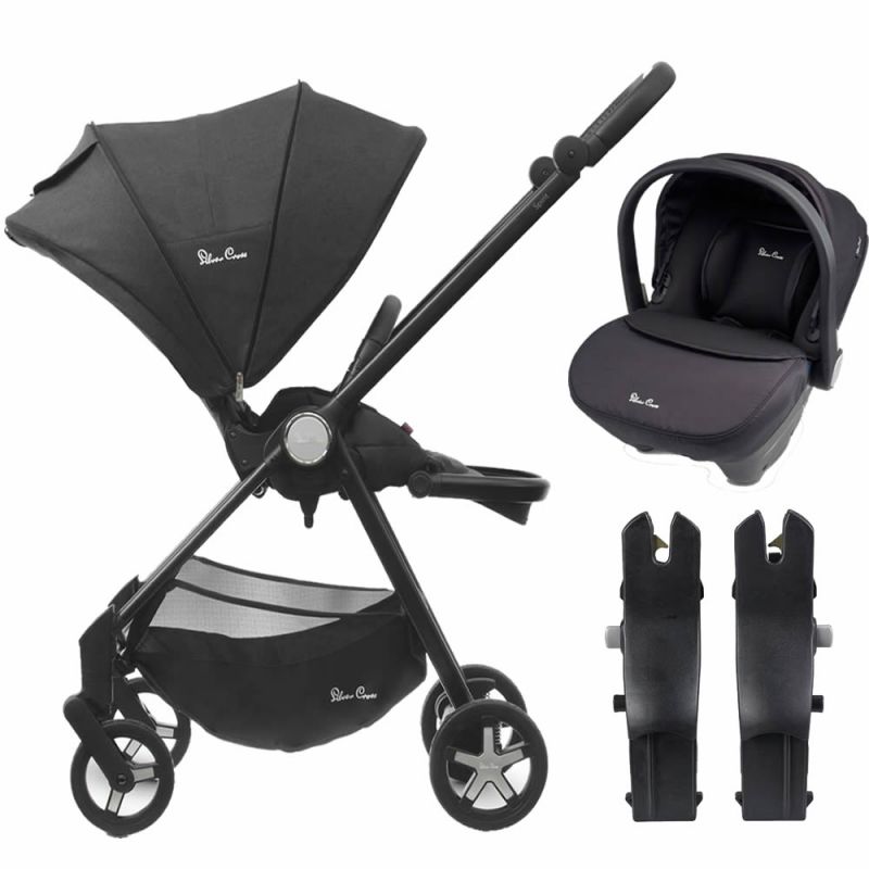 Silver Cross Spirit 2in1 Travel System-Onyx (EXCLUSIVE)