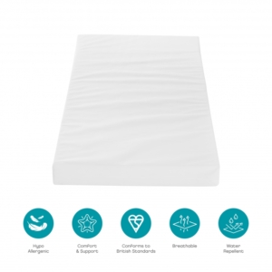 Tutti Bambini FIBRE Cot Bed Mattress (140 X 70cm)