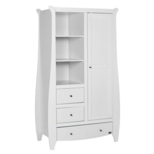 Tutti Bambini Katie/Lucas Sleigh Wardrobe-White