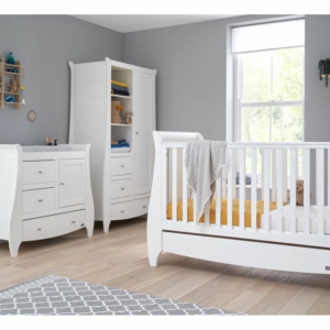 Tutti Bambini Lucas 3 Piece Room Set-White