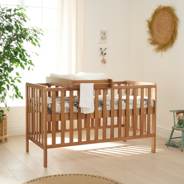 Tutti Bambini Malmo Cot Bed Bundle Including Cot Top Changer & M