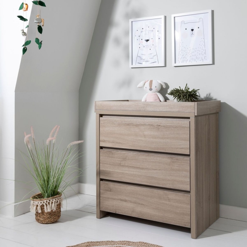 Tutti Bambini Modena Chest Changer-Oak