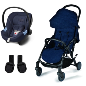 Unilove S Light 2in1 Travel System-Royal Blue with Aton M Carsea