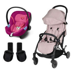 Unilove S Light 2in1 Travel System-Spring Pink with Aton M Carse