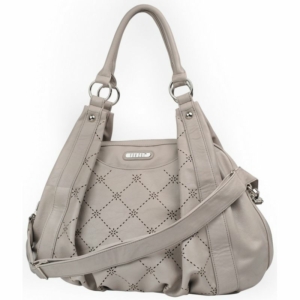 Vanchi Leather Look Ziggy Tote Changing Bag-Rolling Stone