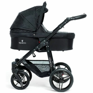 Venicci Soft Black Chassis 2in1 Pushchair-Black