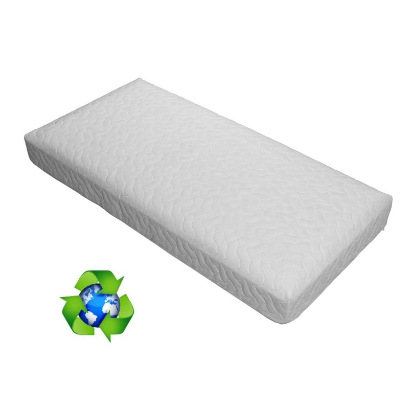 Ventalux Deluxe Spring Interior Non Allergenic Cot Bed Mattress-