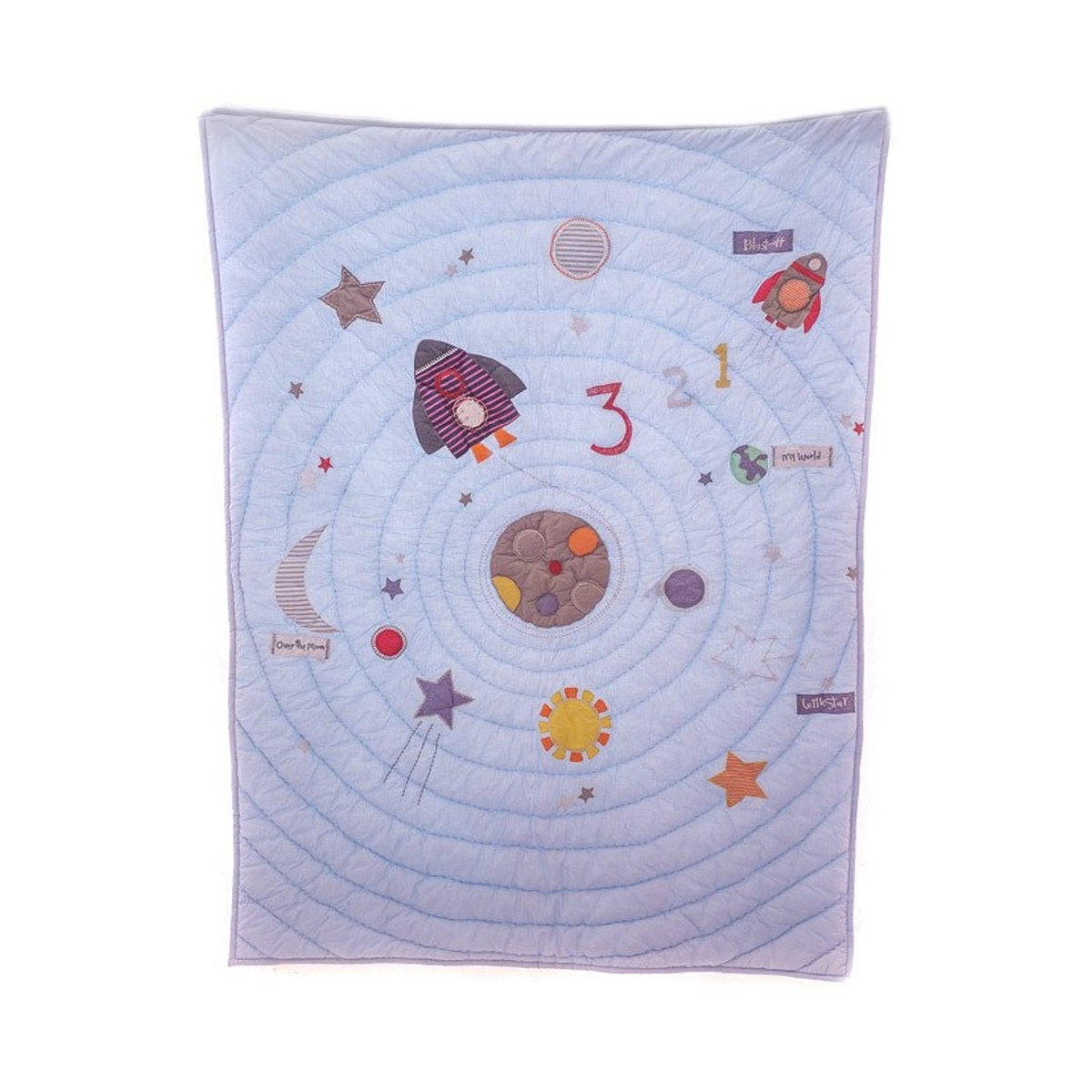 Bizzi Growin Cot Bed Quilt-Far Away Universe (NEW)