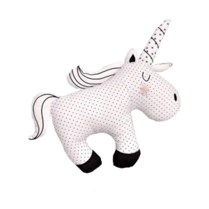 Bizzi Growin Monochrome Cushion-Unicorn (NEW)