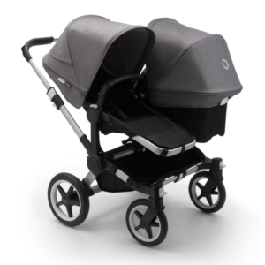 Bugaboo Donkey 3 Duo Pushchair-Aluminium/Black-Grey Melange