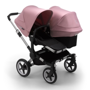 Bugaboo Donkey 3 Duo Pushchair-Aluminium/Black-Soft Pink