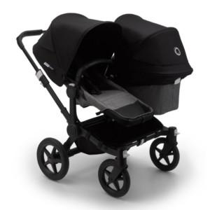 Bugaboo Donkey 3 Duo Pushchair-Black/Grey Melange-Black