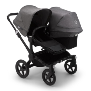 Bugaboo Donkey 3 Duo Pushchair-Black/Black-Grey Melange