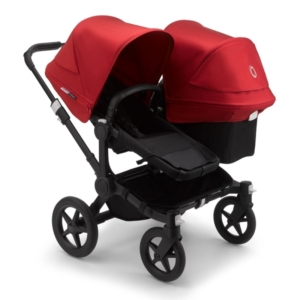 Bugaboo Donkey 3 Duo Pushchair-Black/Black-Red