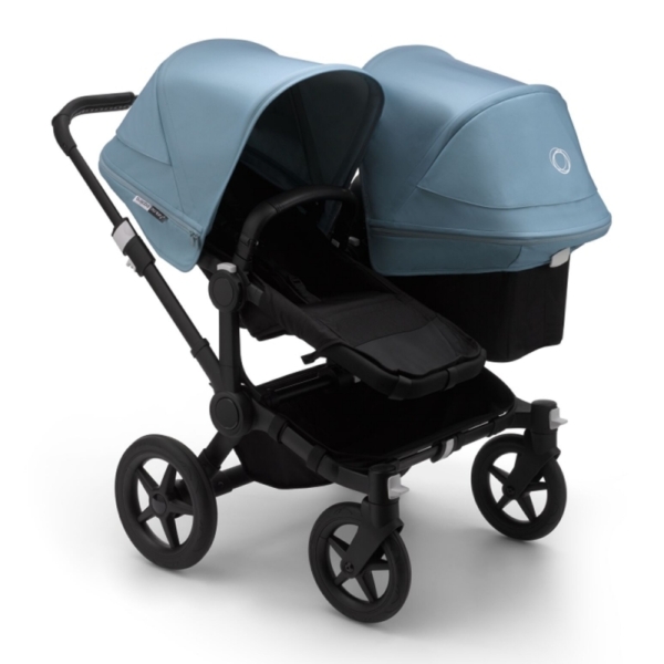 Bugaboo Donkey 3 Duo Pushchair-Black/Black-Vapor Blue