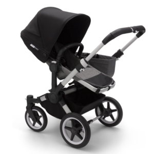 Bugaboo Donkey 3 Mono Pushchair-Aluminium/Grey Melange-Black