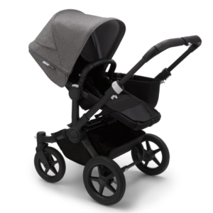Bugaboo Donkey 3 Mono Pushchair-Black/Black-Grey Melange