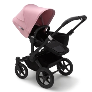 Bugaboo Donkey 3 Mono Pushchair-Black/Black-Soft Pink