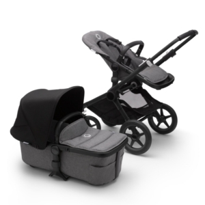 Bugaboo Fox2 Complete-Black/Grey Melange-Black