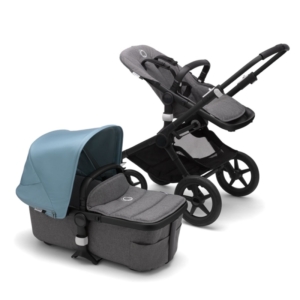 Bugaboo Fox2 Complete-Black/Grey Melange-Vapor Blue