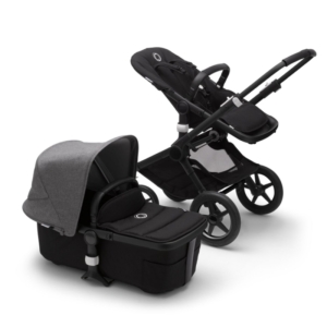 Bugaboo Fox2 Complete-Black/Black-Grey Melange