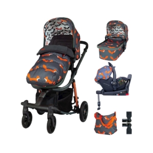 Cosatto Giggle Quad Everything Bundle-Charcoal Mister Fox