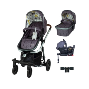 Cosatto Giggle Quad I-Size Travel System Bundle-Fika Forest